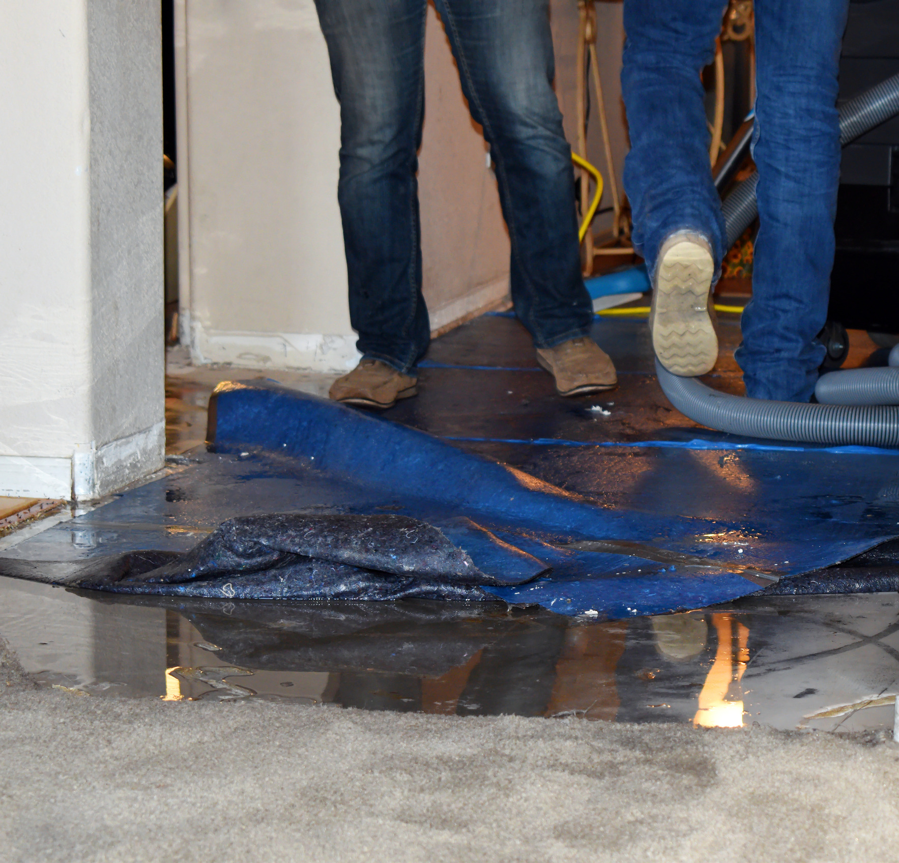 Water Removal from Room in Home
